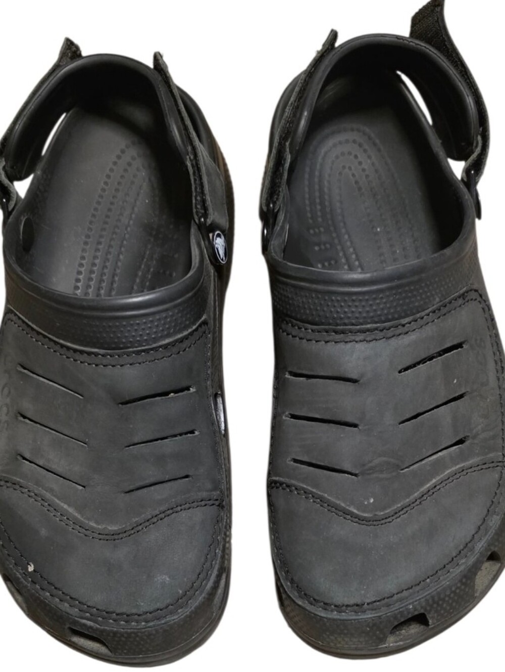💚 Crocs ($100) Yukon Vista II LiteRide Clog Sandals Adjustable Strap Shoes